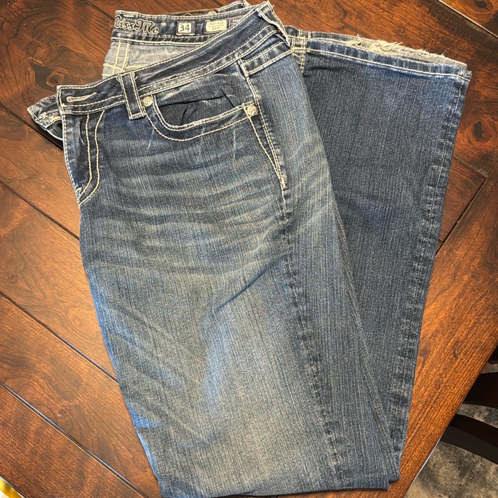 Miss Me Blue Boot Cut Jeans